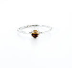 Citrine Drop Sterling Silver Ring