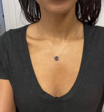Black Holographic Skull Choker