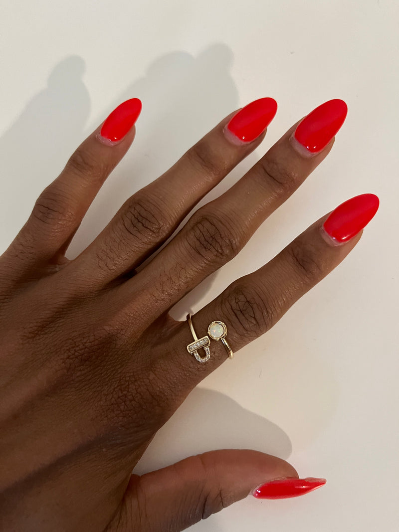 Zodiac Opal Ring