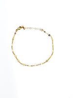 Gold Filled Flat Chain Bracelet