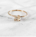 Herkimer Diamond Gold Filled Ring