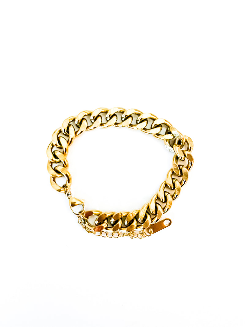 Opulent Chunky Chain Bracelet